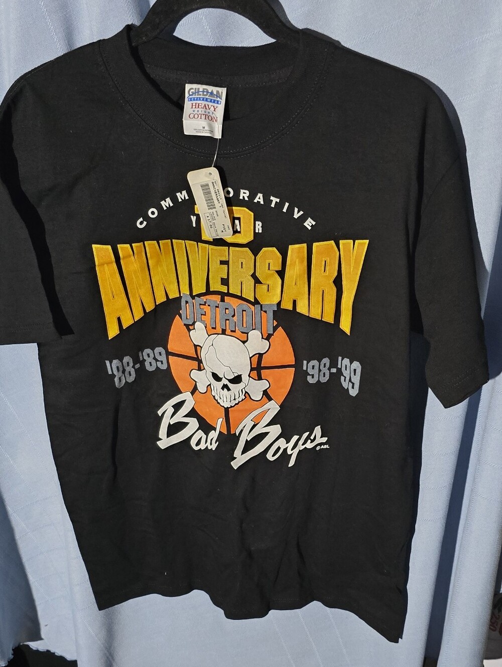 10 Year Anniversary Detroit Bad Boys Graphic T-Shirt - Black